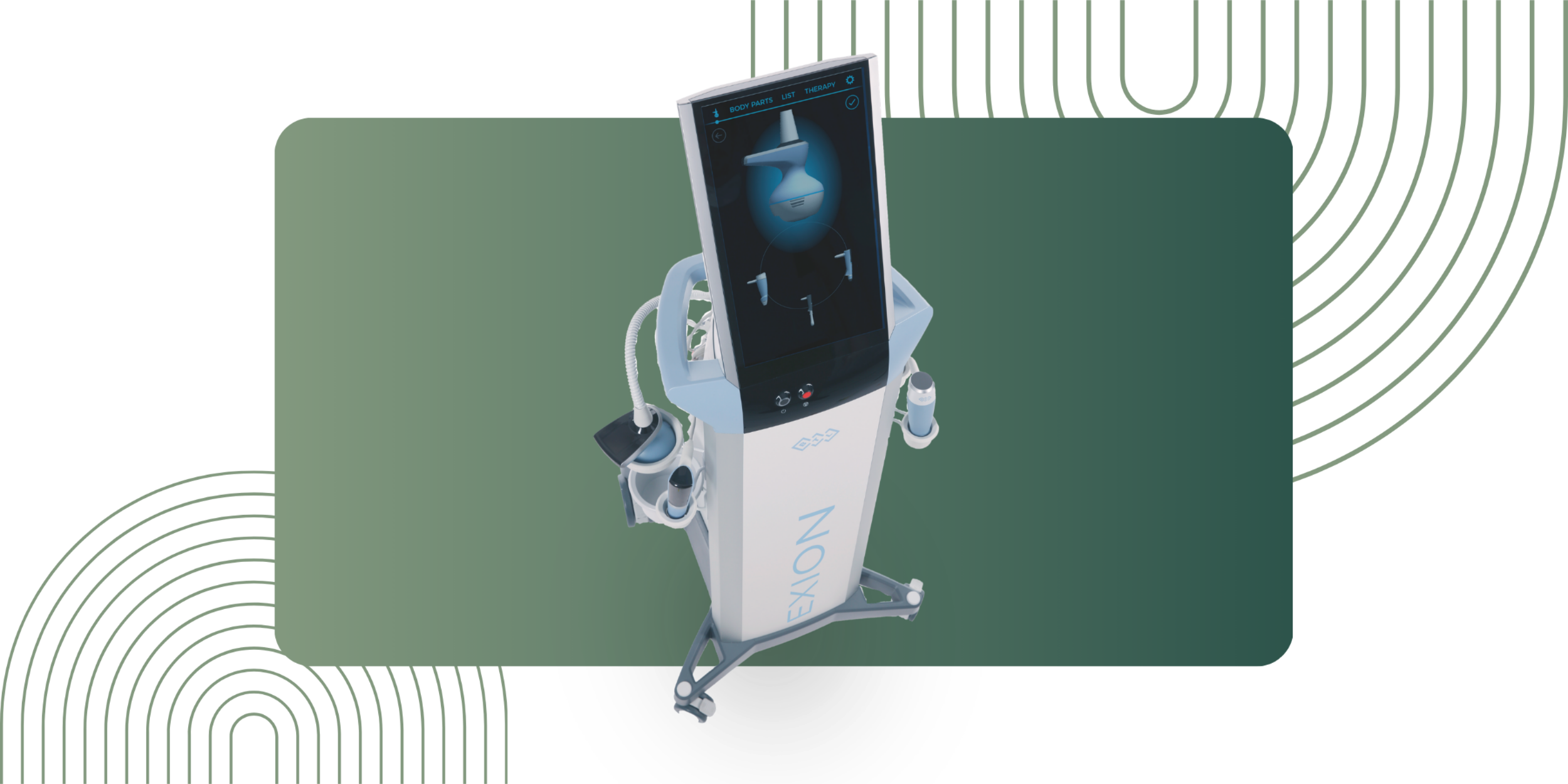 Exion platform featuring radiofrequency and ultrasound skin rejuvenation technology
